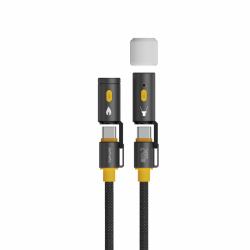 4smarts 541240 cable USB USB 3.2 Gen 1 [3.1 Gen 1] 1,5 m USB C 480 Gbit/s Negro, Amarillo 