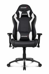 AKRacing SX Silla para videojuegos de PC Asiento acolchado Negro, Blanco 
