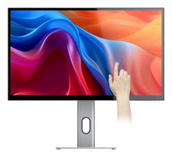 ALOGIC 27C5KPDT pantalla para PC 68,6 cm [27"] 5120 x 2880 Pixeles 5K Ultra HD LED Pantalla táctil Multi-usuario Negro, Plata 
