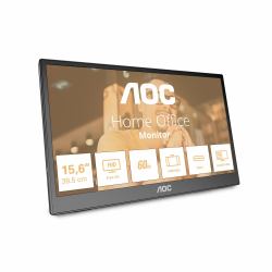 AOC 16T3EA monitor o TV portátil Negro 39,6 cm [15.6"] 1920 x 1080 Pixeles 