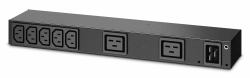 APC AP6120A unidad de distribución de energía [PDU] 7 salidas AC 0U/1U Negro 