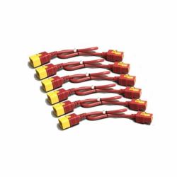 APC AP8712SX340 cable de transmisión Rojo 0,6 m C19 acoplador C20 acoplador 