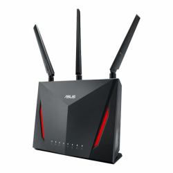 ASUS RT-AC2900 router inalámbrico Gigabit Ethernet Doble banda [2,4 GHz / 5 GHz] Negro 