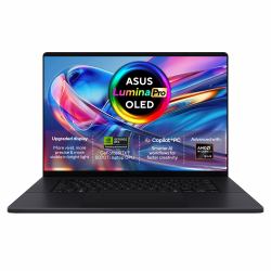 ASUS ProArt P16 H7606WR-SE004W Copilot+ PC AMD Ryzen AI 9 HX 370 Portátil 40,6 cm [16"] Pantalla táctil WQUXGA 32 GB LPDDR5x-SDRAM 2 TB SSD NVIDIA GeForce RTX 5070 Ti Wi-Fi 7 [802.11be] Windows 11 Home Negro  - Versión UK