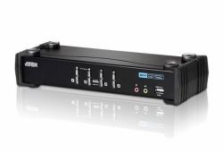 ATEN CS1764A interruptor KVM Negro 