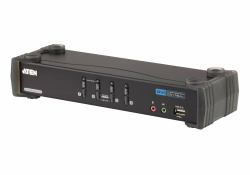 ATEN CS1784A interruptor KVM Negro 