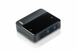 ATEN Switch de periféricos USB 3.2 Gen1 de 2 x 4 puertos 
