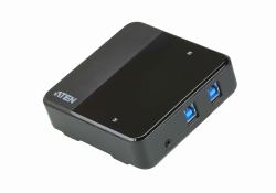 ATEN Switch de periféricos USB 3.2 Gen1 de 2 x 4 puertos 