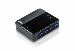 ATEN Switch de periféricos USB 3.2 Gen1 de 4 x 4 puertos 