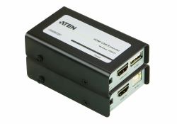 ATEN VE803 extensor audio/video Transmisor y receptor de señales AV Negro, Gris 