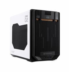 Acer DC.Z3XEE.001 carcasa de ordenador Escritorio Negro, Blanco 