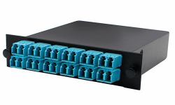 AddOn Networks ADD-3BAYC2MP12LCDM3 chasis de red Negro, Azul 