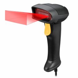 Adesso NuScan 2500TU Lector de códigos de barras portátil 1D/2D CMOS Negro, Amarillo 