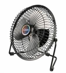 Akasa AK-UFN03-BK ventilador Aluminio, Negro 
