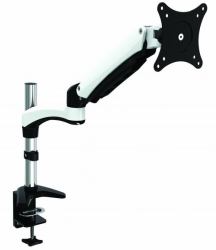 Amer Mounts HYDRA1 soporte para monitor 71,1 cm [28"] Escritorio Negro, Cromo, Blanco 