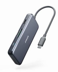 Anker A83460A2 base para portátil y replicador de puertos USB 2.0 Type-C Gris 