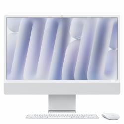 Apple iMac Apple M M4 59,7 cm [23.5"] 4480 x 2520 Pixeles PC todo en uno 16 GB 256 GB SSD macOS Sequoia Wi-Fi 6E [802.11ax] Plata  - versión extranjera