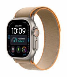Apple Watch Ultra 4 [GPS + Cellular] - Caja de titanio natural de 49 mm - Correa Loop Trail color arena - Talla M/L 