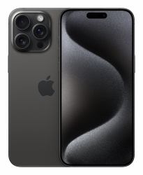 Apple iPhone 15 Pro Max 17 cm [6.7"] SIM doble iOS 17 5G USB Tipo C 512 GB Titanio, Negro 