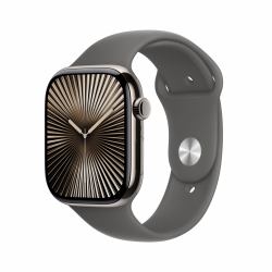 Apple Watch Series 10 OLED 46 mm Digital 416 x 496 Pixeles Pantalla táctil 4G Titanio Wifi GPS [satélite] 