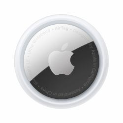 Apple AirTag Elemento Buscador Plata, Blanco 