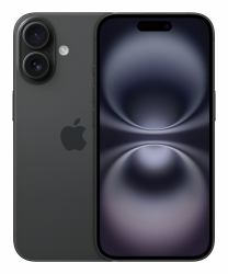 Apple iPhone 16 15,5 cm [6.1"] SIM doble iOS 18 5G USB Tipo C 128 GB Negro 
