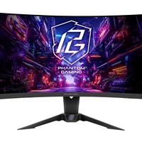 ASRock Phantom Gaming PG27QRT2A 27 Inch QHD [2560 x 1440] Curved [1500R] VA Gaming Monitor, 180Hz 1ms [MPRT] Response Time, 2 x HDMI 2.0, 1 x DisplayPort 1.4, with Speakers, Integrated Wi-Fi Antena [Compatible with Wi-Fi 4/5/6/6E/7]