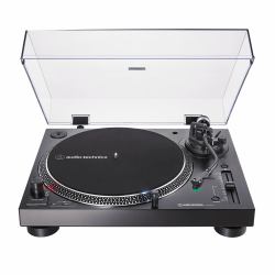 Audio-Technica AT-LP120XBT-USB Tocadiscos de tracción directa Negro, Transparente Manual 