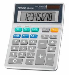 Aurora DB453B calculadora Bolsillo Calculadora básica Gris 