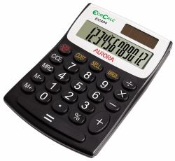 Aurora EC404 calculadora Bolsillo Calculadora básica Negro 