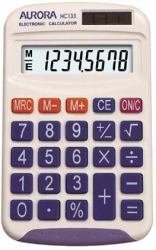 Aurora HC133 calculadora Bolsillo Calculadora básica Blanco 