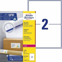 Avery L7168-100 etiqueta autoadhesiva Rectángulo Permanente Blanco 200 pieza[s] 