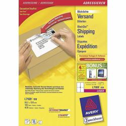 Avery L7169-100 etiqueta autoadhesiva Blanco 400 pieza[s] 