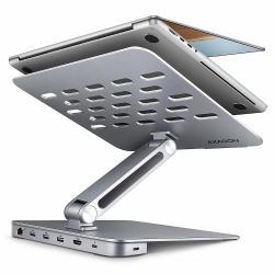 Axagon HMC-STND soporte para ordenador portátil Plata 43,9 cm [17.3"] 