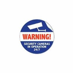Axis Surveillance Sticker [pack of 50] etiqueta decorativa engomada Azul, Rojo, Blanco 