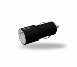 Azuri AZPCHEAD2USBDUOBLK cargador de dispositivo móvil Teléfono móvil, Tableta Negro Encendedor de cigarrillos Exterior 