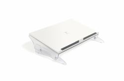BakkerElkhuizen FlexDesk 630N archivador Acrílico, Plástico, Caucho, Acero Transparente, Blanco 