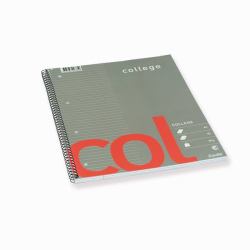 Bantex Col cuaderno y block A4+ 70 hojas Gris, Rojo 
