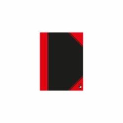 Bantex 100302833 cuaderno y block A6 96 hojas Negro, Rojo 