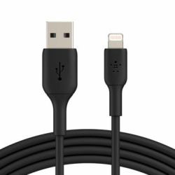 Belkin CAA001BT3MBK cable de conector Lightning 3 m Negro 