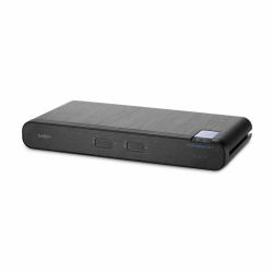 Belkin Universal 2nd Gen Secure interruptor KVM Montaje en rack Negro 