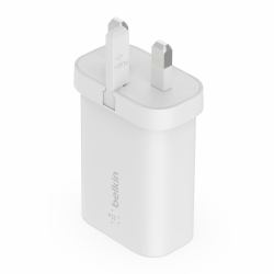 Belkin WCA004myWH Smartphone, Tableta Blanco Corriente alterna Carga rápida Interior 