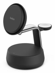 Belkin WIZ040MYCH cargador de dispositivo móvil Auriculares, Smartphone Negro, Cromo USB Cargador inalámbrico Carga rápida Interior 