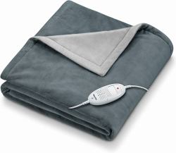 Beurer HD 75 Cosy Manta eléctrica 100 W Gris Vellón 