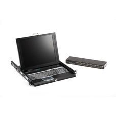 Black Box ServTray consola de rack 43,2 cm [17"] 1280 x 1024 Pixeles Negro 1U 