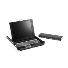 Black Box KVT417A-8UV-R2 consola de rack 43,2 cm [17"] 1280 x 1024 Pixeles Negro 1U 