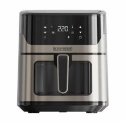 Black &amp; Decker Black & Decker BXAF6500E Sencillo 6,5 L Independiente 1600 W Freidora baja en grasa Negro, Gris 