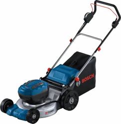 Bosch GRA 18V2-46 Cortacésped de empuje a gasolina Batería Negro, Azul, Metálico 