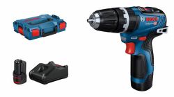 Bosch GSB 12V-35 Professional 1750 RPM Sin llave 800 g Negro, Azul 