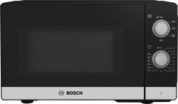 Bosch Serie 2 FFL020MS2 microondas Negro, Acero inoxidable Solo microondas Encimera 20 L 800 W 